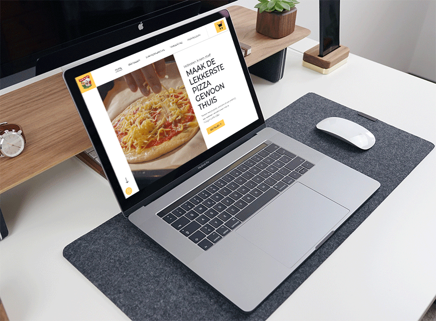 Website My Pizza Case - Everyone is a chef!