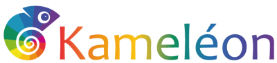 Kameleon logo kleur